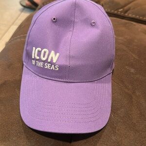 Royal Caribbean ICON of the Seas Inaugural Sailing 2024 Purple Baseball Hat